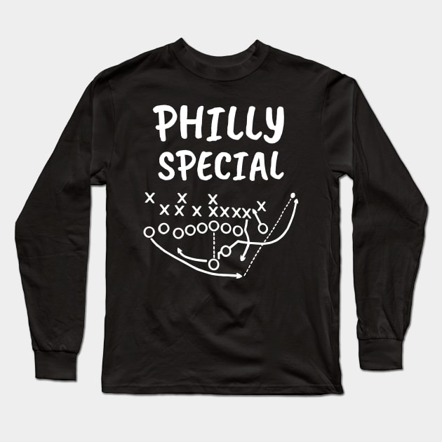 Philly special / football play / sports lover Long Sleeve T-Shirt by Anodyle